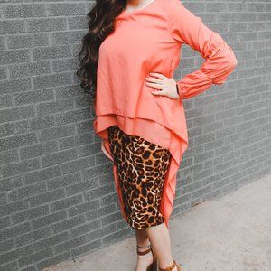 Cheetah Pencil Skirt